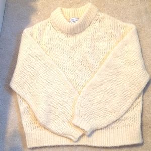 & Other Stories cream wool alpaca sweater xs
